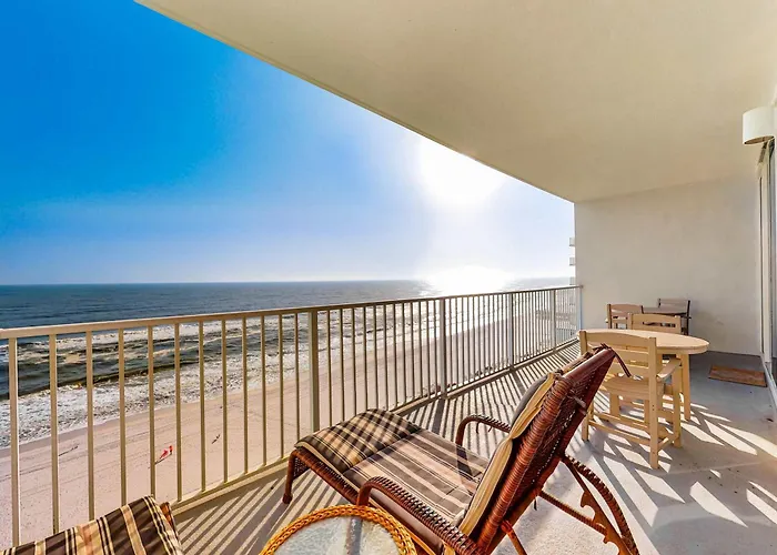 Gulf-front W Shaded Balcony Ac Wifi & Shared Pools Hot Tubs & Gym * Gulf Shores